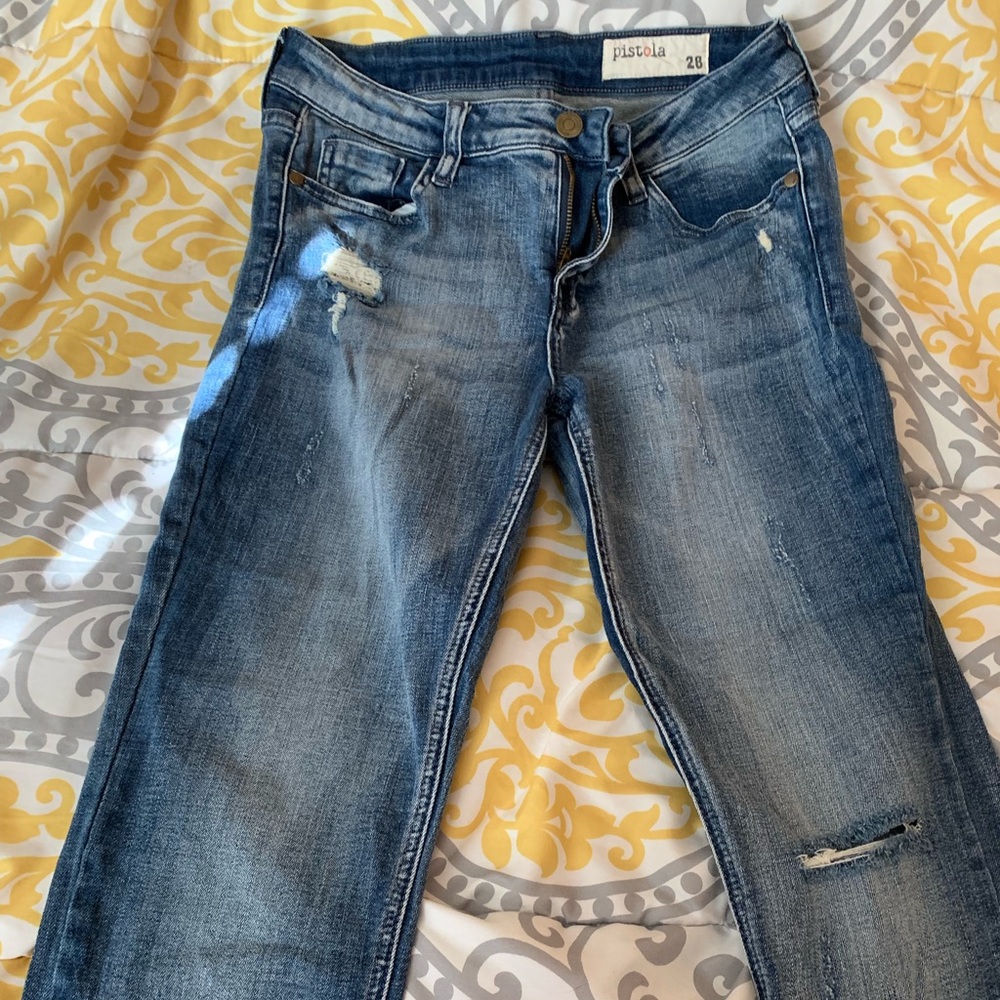 Distressed Skinny Jeans
